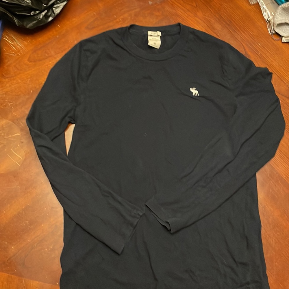 Abercrombie long sleeve blue tee shirt size medium - Picture 3 of 4